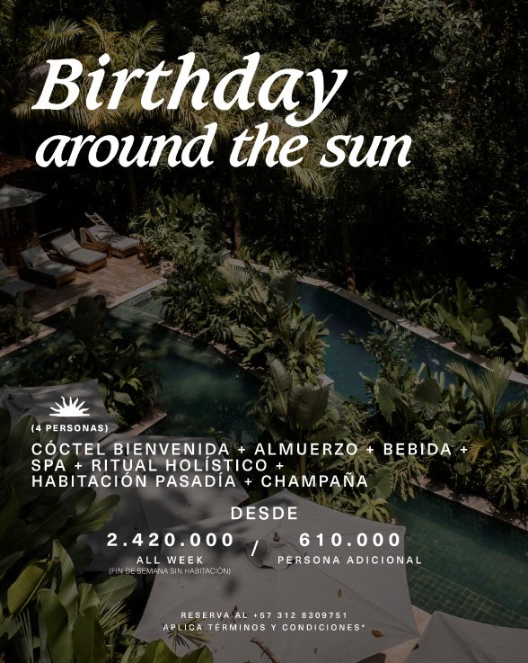 Plan birthday La Gracia